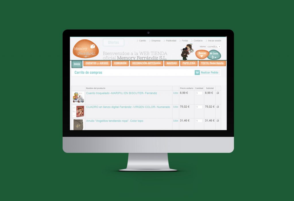 Ecommerce Magento memory Ferrandiz