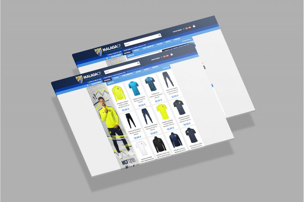Tienda futbol Magento